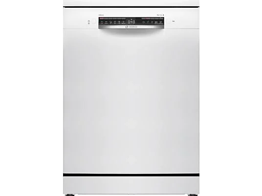 Lavavajillas - Bosch SMS4HVW02E, 14 servicios, 6 programas, 60 cm, Home Connect, ActiveWater, Blanco
