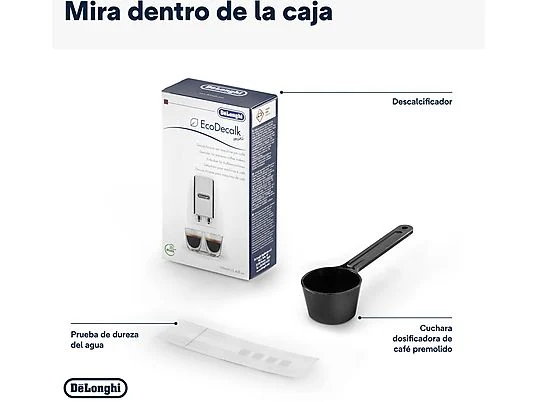 Cafetera superautomática - De'Longhi Magnifica S ECAM22.113.B, Molinillo integrado, Sistema Thermoblock, Vaporizador, 1450 W, 15 bar, Negro - Imagen 8