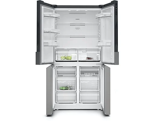 Frigorífico americano - Siemens KF96NVPEA, No Frost, 183 cm, 605 l, Cajón HyperFresh, SuperRefrigeración, Iluminación LED, Inox - Imagen 2